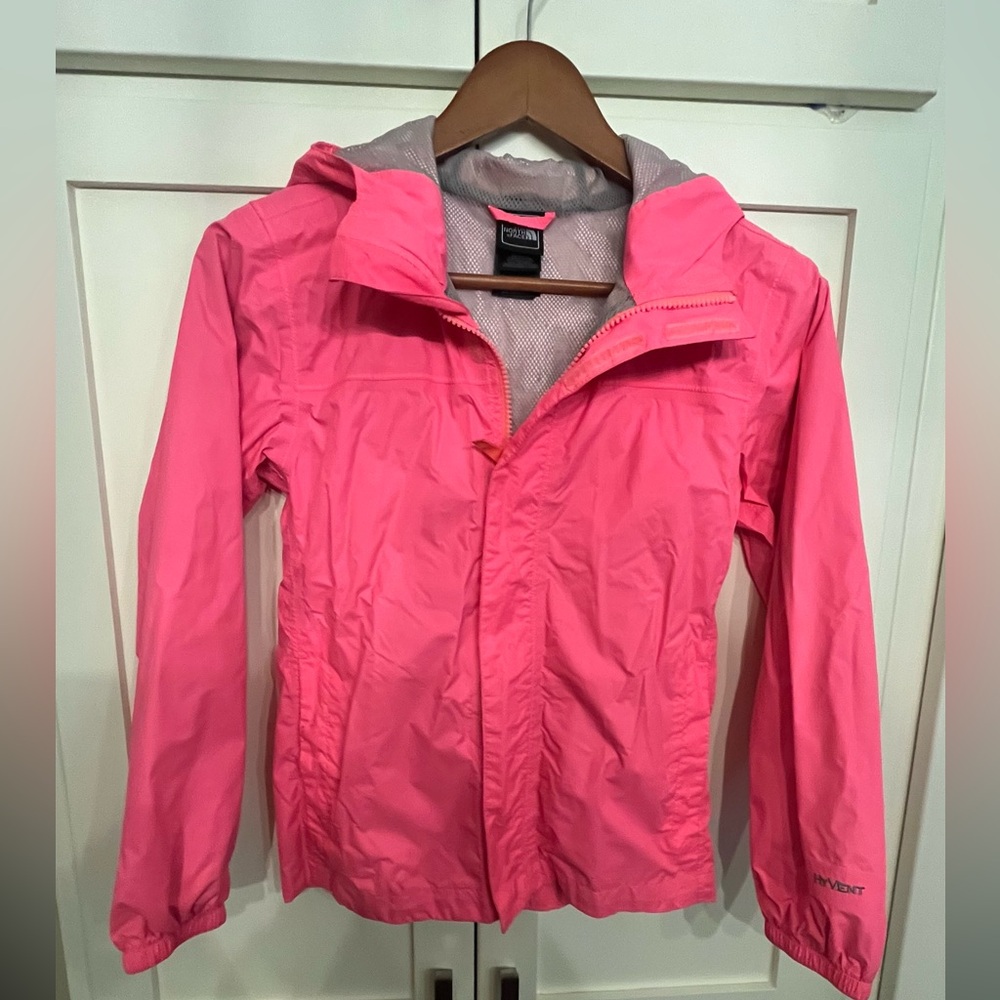 The North Face Kids Pink Raincoat